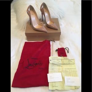 Christian Louboutin So Kate 120MM patent leather